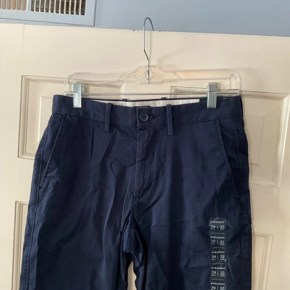 J.Crew Flex Straight‎ Chino Pants Navy Blue Men’s Size 29x32 NWT Office Work